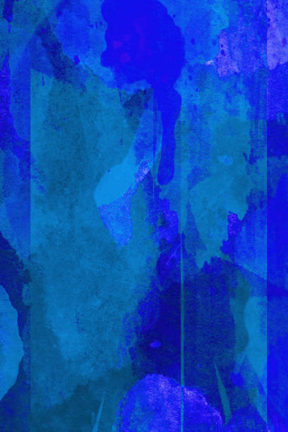 istock mystic deep blue watercolor background design 1355838117