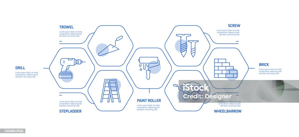 Construction Industry Related Process Infographic Template Process ...