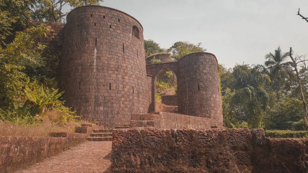 istock Fortified castle tower of ancient indian forts 1355846894