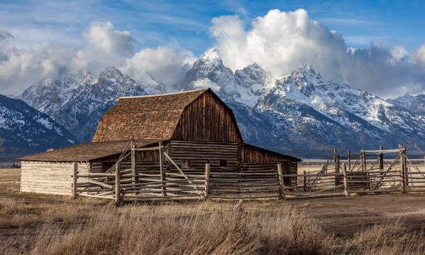 istock Moulton Barn in Grand Tetons 1355848870