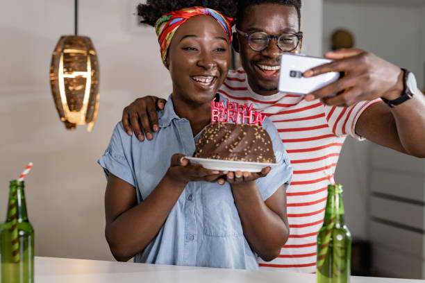 istock Fun at home and birthday celebration 1355854373