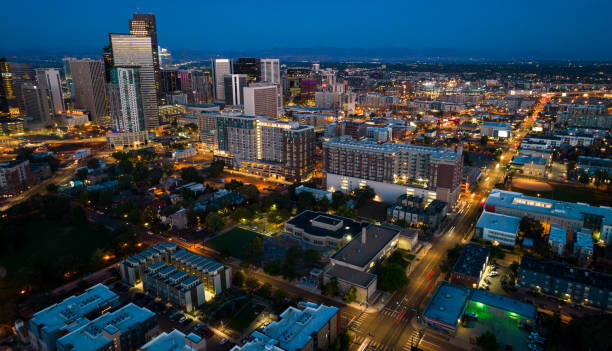 istock Blue Hour Over Denver Colorado 1355857375