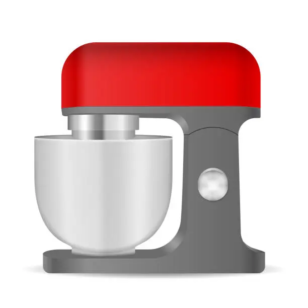 Vector illustration of Stand mixer