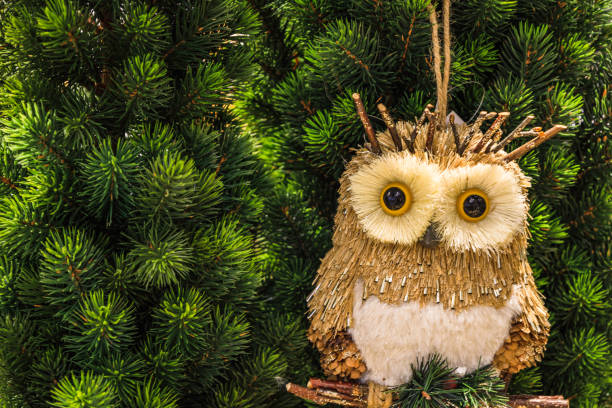 istock holiday background with Christmas character on the tree 1355859284