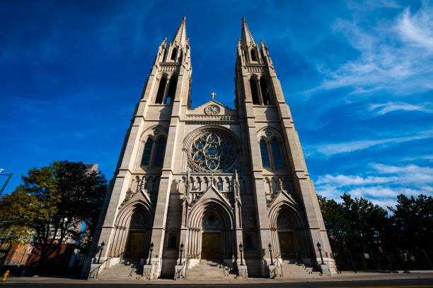istock looking up Cathedral Basilica of the Immaculate Conception 1355860764