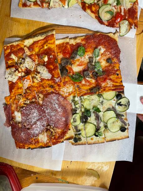 istock Slices of Italian pizza 1355871048