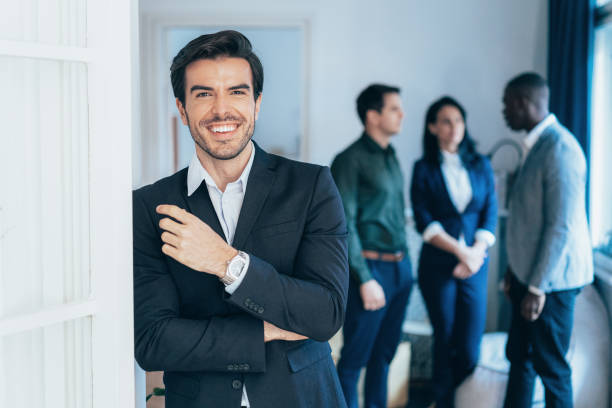 istock Portrait of businessman 1355872385