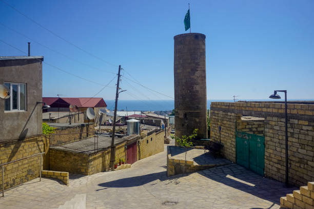 istock Old narrow stone street in Derbent 1355874588