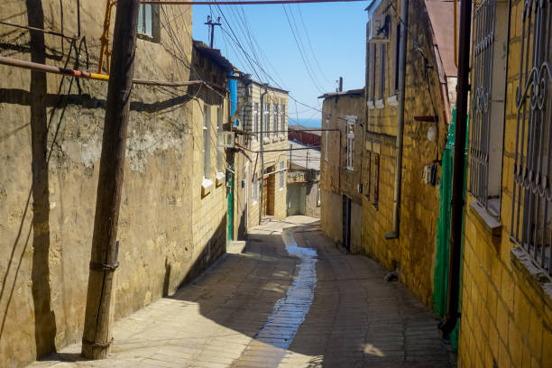 istock Old narrow stone street in Derbent 1355875789