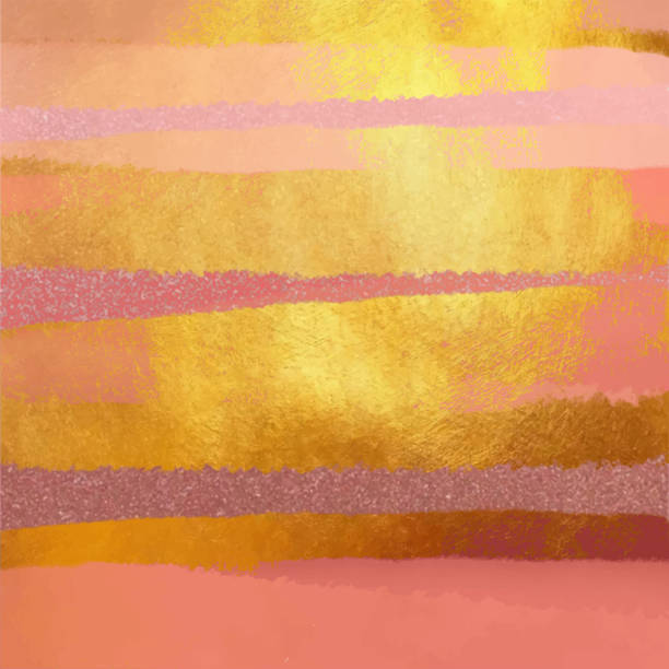 istock Abstract Background with Gold Glittering Brush Strokes. Gold Shiny Grunge Texture. Gold Foil Brush Stroke Background. Gold Texture Design Element for Greeting Cards and Labels, Abstract Background. 1355878249