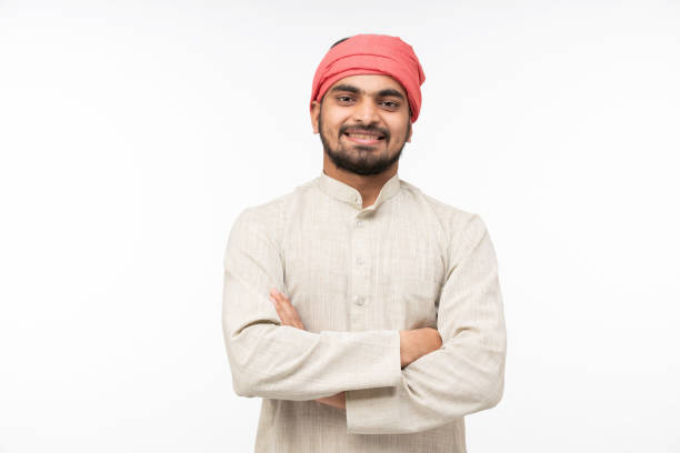 istock Indian Young Farmer, stock photo 1355883954