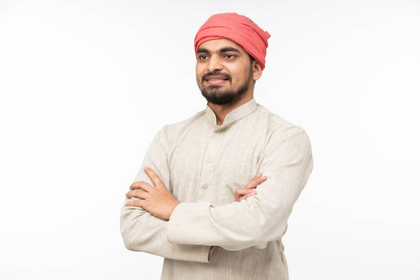 istock Indian Young Farmer, stock photo 1355884048
