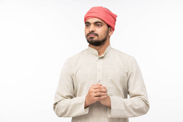 istock Indian Young Farmer, stock photo 1355884204