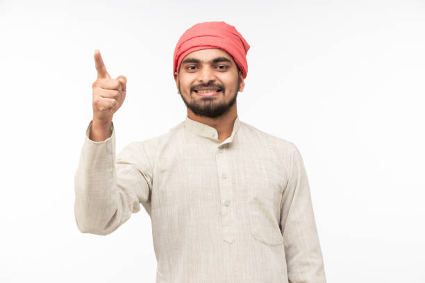 istock Indian Young Farmer, stock photo 1355884293