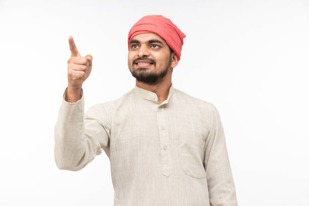 istock Indian Young Farmer, stock photo 1355884336