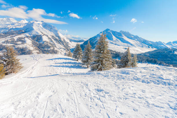istock La Clusaz Ski slopes in winter 1355885646