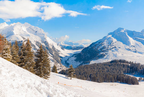 istock La Clusaz Ski slopes in winter 1355885665