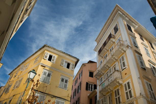 istock Corfu town in Greece 1355888948