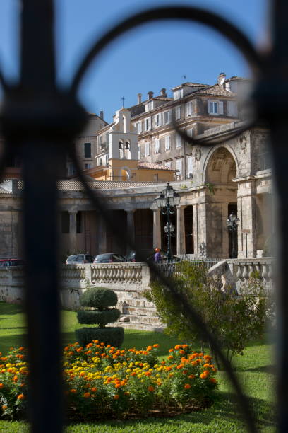 istock Corfu town in Greece 1355888986