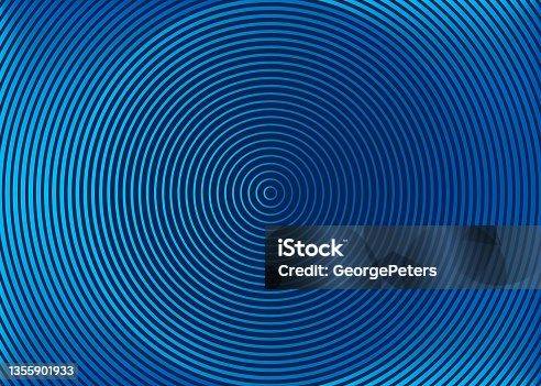 istock Concentric circles abstract background 1355901933