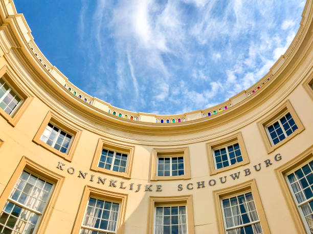 The Royal Theater  in The Hague on a summer day. It was built in 1766, designed by Pieter de Swart,and has been in use since 1804. It's used by the company Het Nationale Theater. Taken in the summer of 2018.
