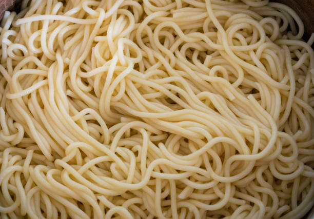 istock Close-up of cooked spaghetti 1355906778