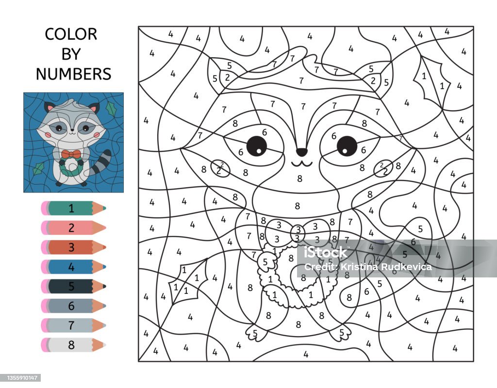 Ilustración de Dibujo Para Colorear Con Lindo Mapache De Dibujos Animados Y Corona De Navidad y más Vectores Libres de Derechos de Kawaii - iStock Ilustración de Dibujo Para Colorear Con Lindo Mapache De Dibujos Animados Y Corona De Navidad y más Vectores Libres de Derechos de Kawaii - iStock