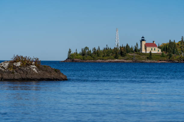 istock Copper Harbor Lighthouse on Lake Superior 1355921232