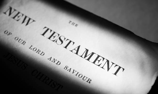 istock Close up of old Holy bible 1355922937