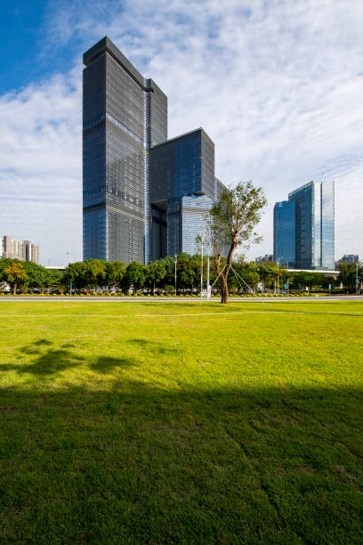 istock Guangzhou urban architecture and grassland 1355924372