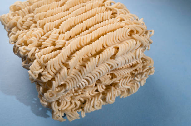 istock Close up of Instant noodles isolated 1355926225