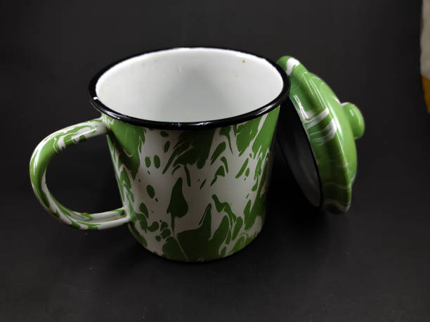 istock large green cups on black - stock photo 1355927219