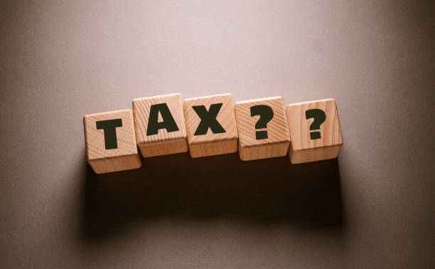 istock Tax Word with Wooden Cubes 1355928096