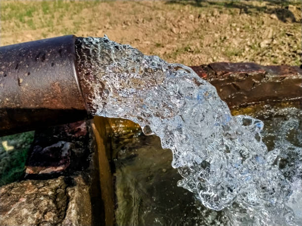 istock A tube well water. 1355929629