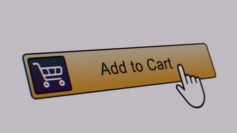 Clicking on an Add to Cart button with a mouse pointer.