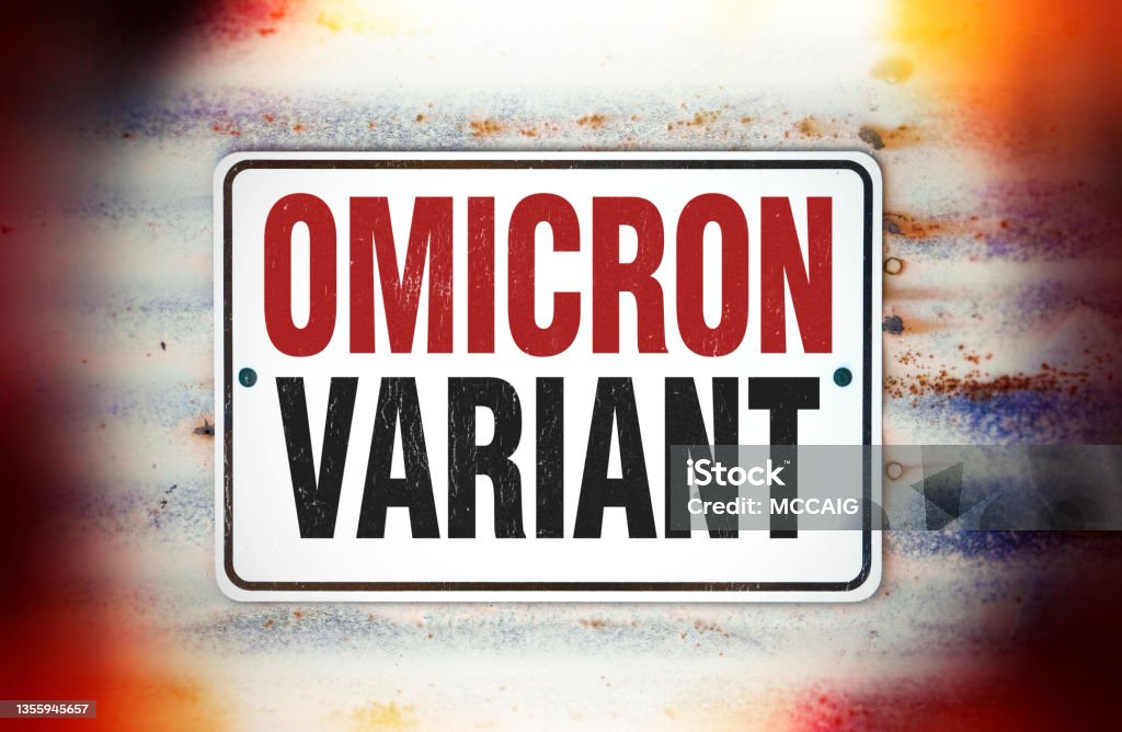 Omicron Variant Omicron Corona Virus Variant SARS-CoV-2 Omicron Variant Stock Photo