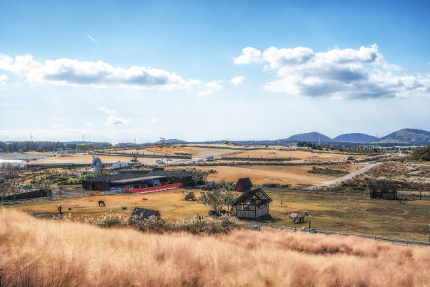 istock Saebyeol Oreum Heyyo Farm view 1355948510