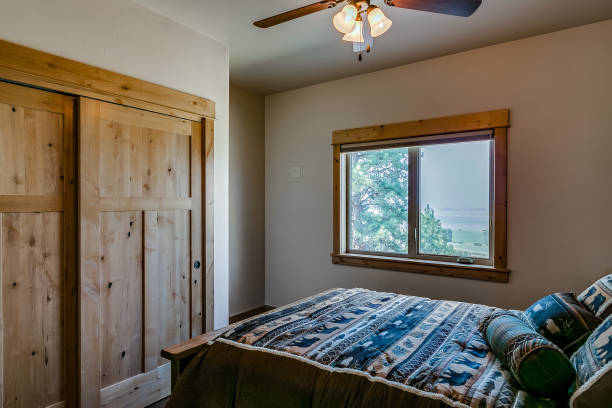 istock Southwest style comforter on new bed 1355956236