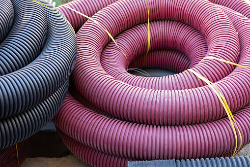 Picture of large diameter  polypropylene pipes