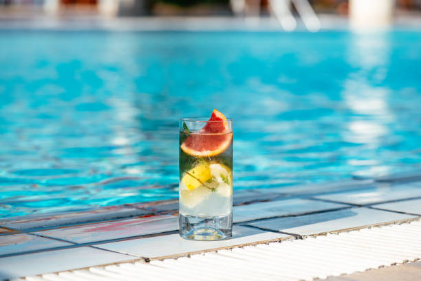 istock Delicious Cocktail by the Pool 1355960002