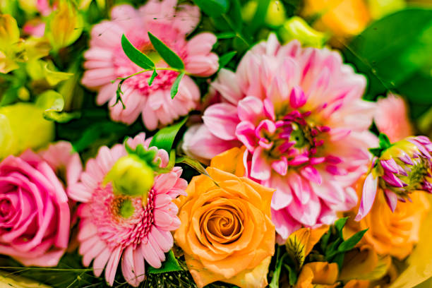 istock Fresh cut flowers in a florists 1355964101