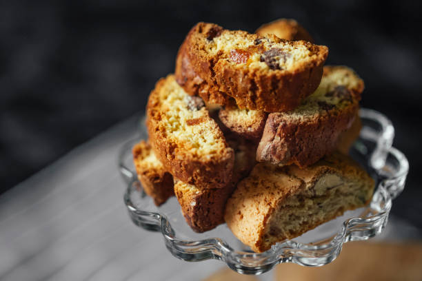 ciasteczka cantuccini - biscotti orange italian culture dessert zdjęcia i obrazy z banku zdjęć