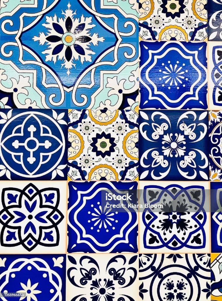 Multi Color Tile Multi Colored Mosaic Wall Tiles Stock Photo - Download Image Now - East ...