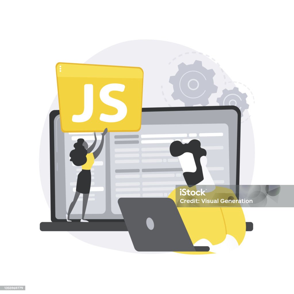 Javascript Abstract Concept Vector Illustration Stock Illustration ...