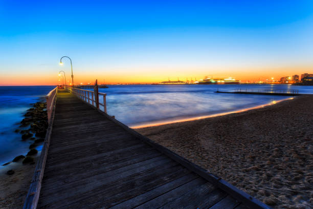 istock Me Port Jetty Piers Set lights 1355971861
