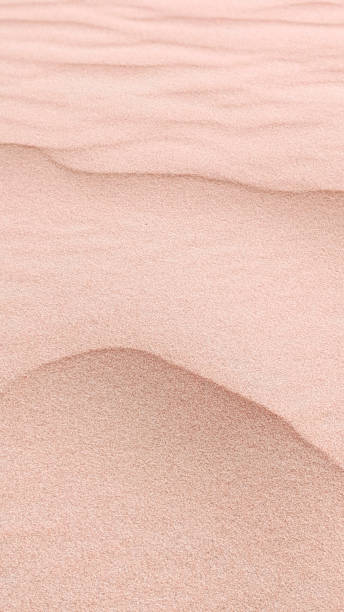 Sand Wave of the desert on pink color.