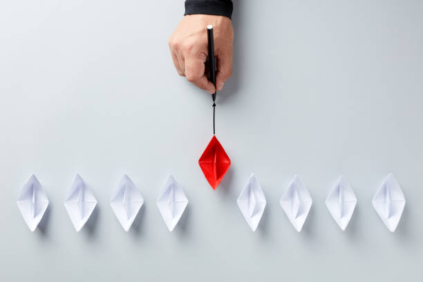 istock Business startup guidance, competitive advantage, counseling or leadership 1355976102