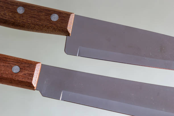 istock close up of a knife on white background with clipping path 1355976184