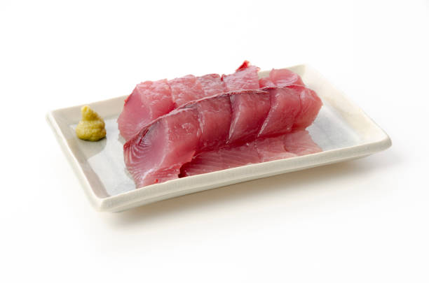 istock tuna sashimi, sliced ​​raw yellowfin tuna 1355994683