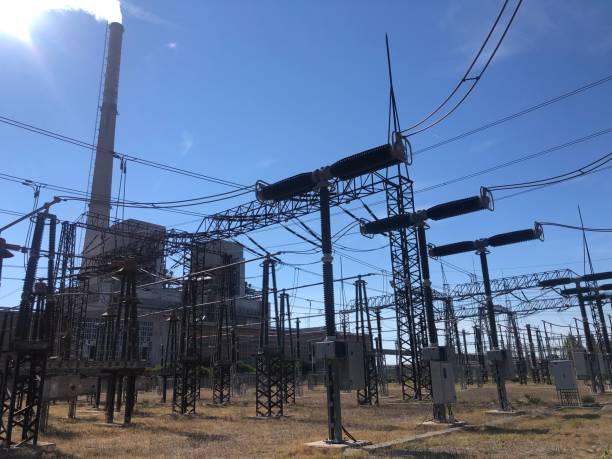 istock Switchyard of Thermo Power Plant 1355997822
